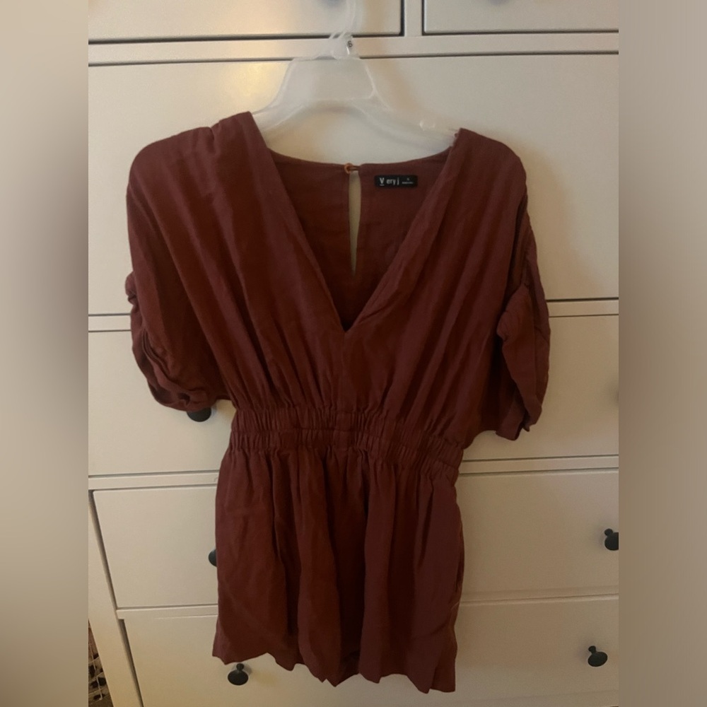 maroon romper